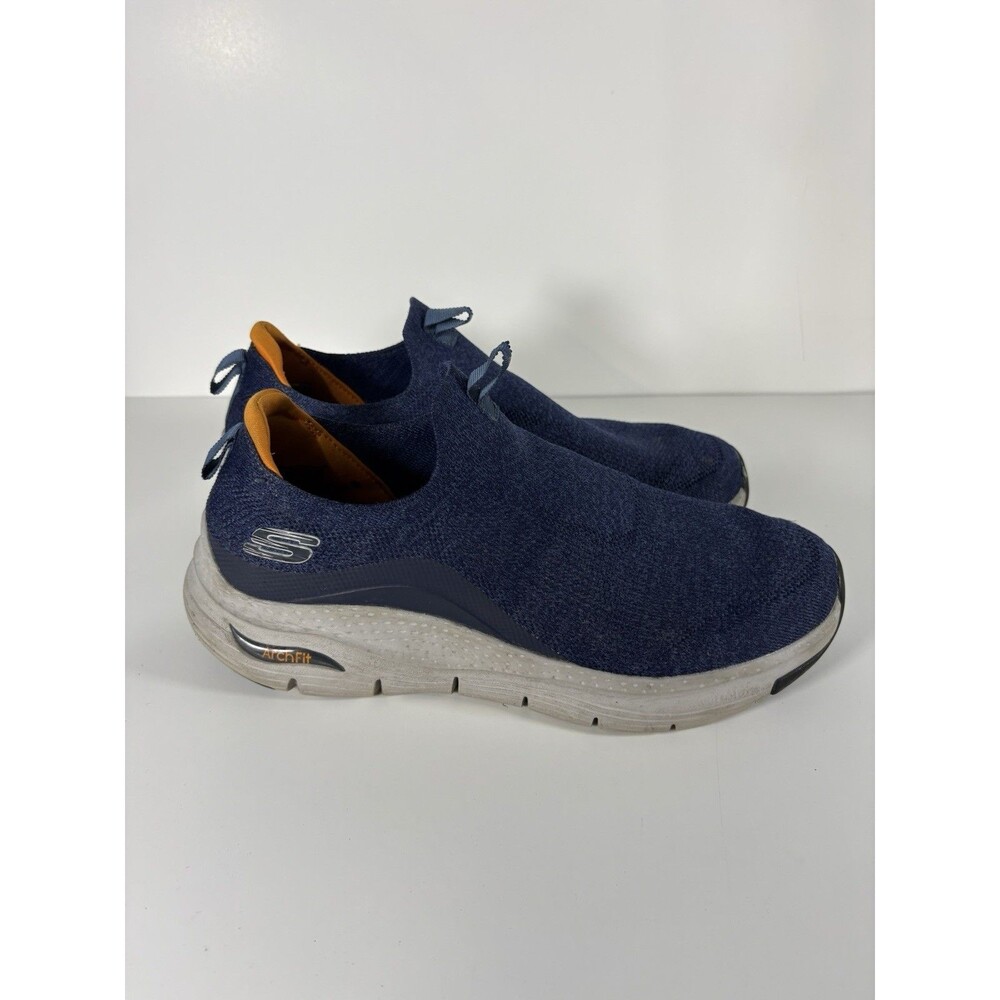 Skechers Blue Air Cooled Arch Fit Foam Sneakers Shoes 232201 Mens Size 9.5